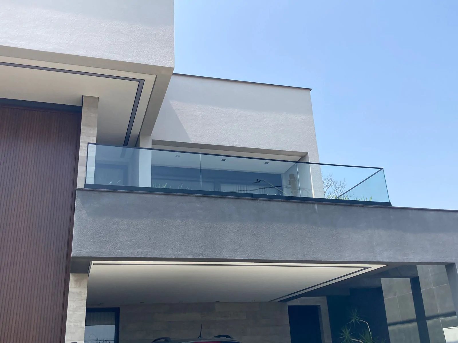 Guarda-corpo em vidro temperado laminado da Perffec